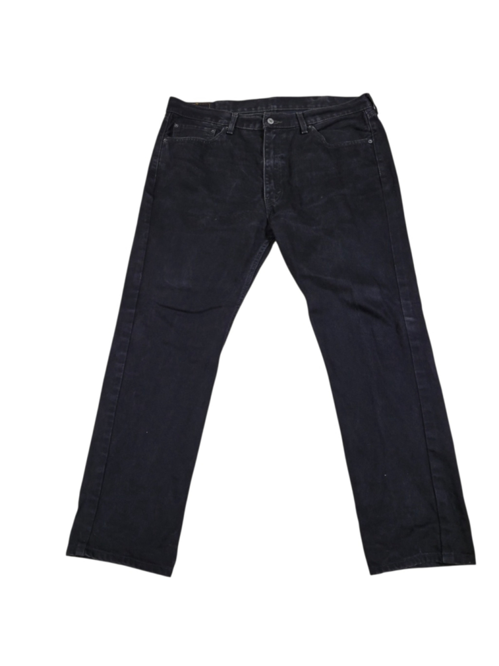 Levi's 505 Relaxed Fit Black 100% Cotton Straight Jeans Size 40/32 Men's Pre-own